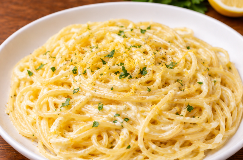 Pâtes au citron à l&rsquo;italienne