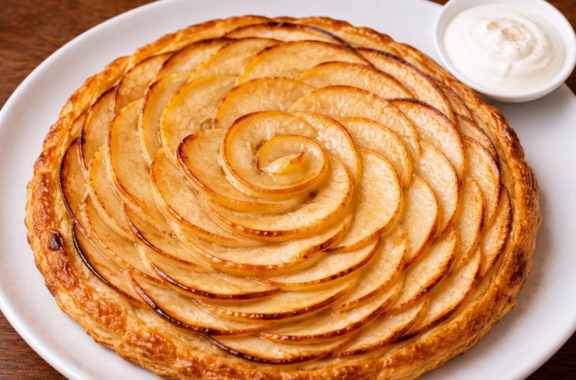 Tarte fine aux pommes ou « tarte Mila »