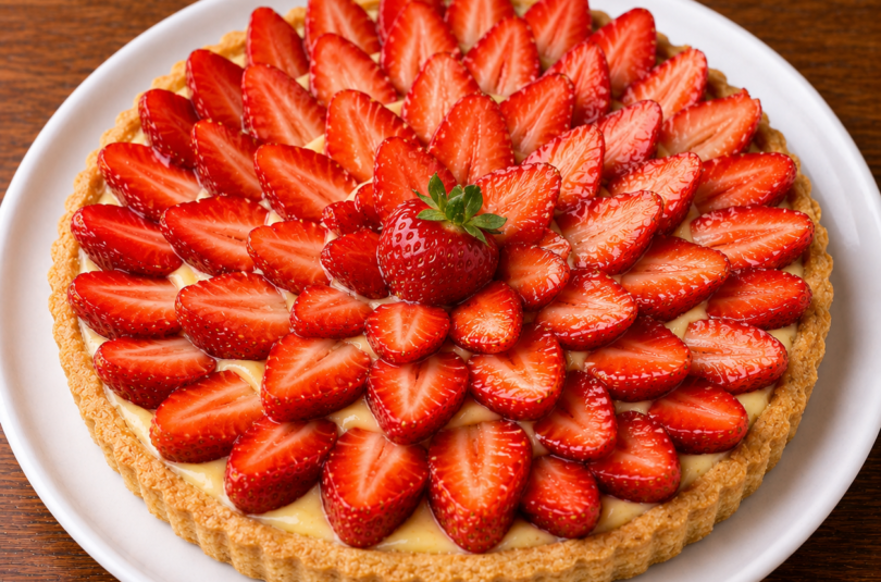 Tarte aux fraises