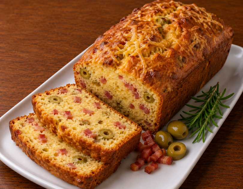 Cake Lardons Olives Cake Lardons Olives