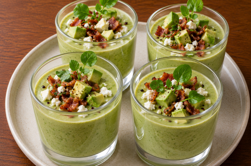 Gaspacho de Cresson et d’avocat