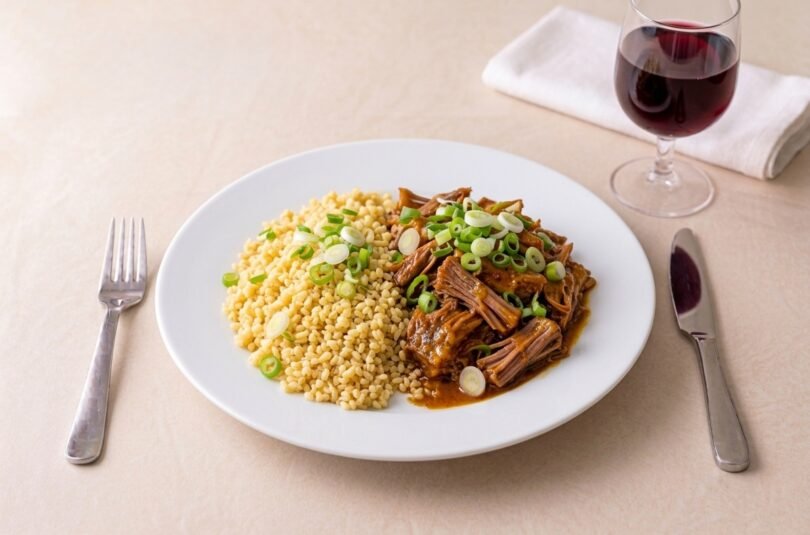 Agneau effiloché à l&rsquo;orange et aux épices (une recette d&rsquo;Ottolenghi)